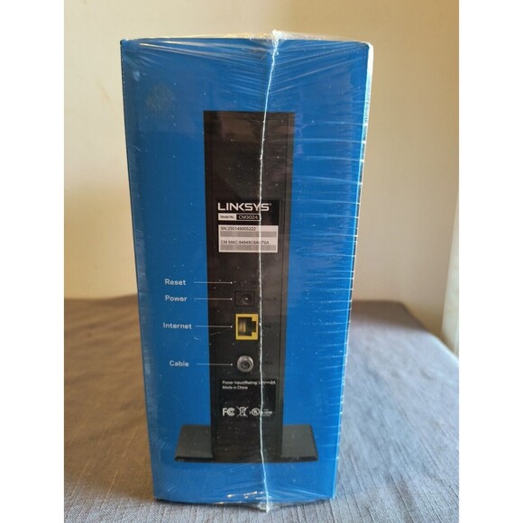 Linksys DOCSIS 3.0 24x8 Cable Modem CM3024 with Coax Cable New In Box - Picture 4 of 6